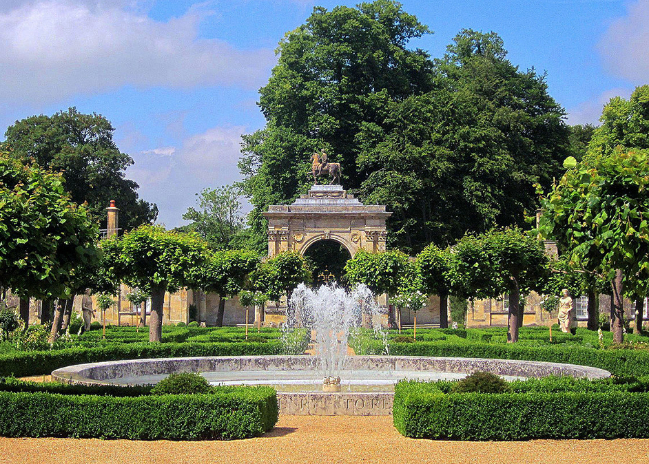 A Wilton House Fountain and Triumphal Arch by Derek Harper